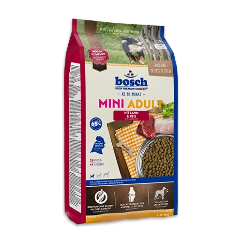 Offizielles Produktbild: Mini Adult mit Lamm & Reis