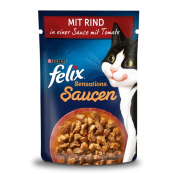 Offizielles Produktfoto: Felix Sensations Saucen Rind und Tomate