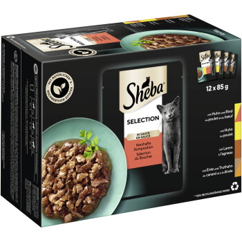 Offizielles Produktfoto: Sheba Selection in Sauce Herzhafte Komposition