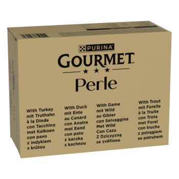 Offizielles Produktfoto: GOURMET Perle Erlesene Streifen in Gelee Sorten-Mix