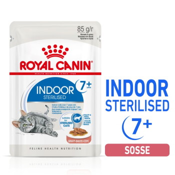 Offizielles Produktfoto: ROYAL CANIN Indoor 7+ Sterilised in Soße