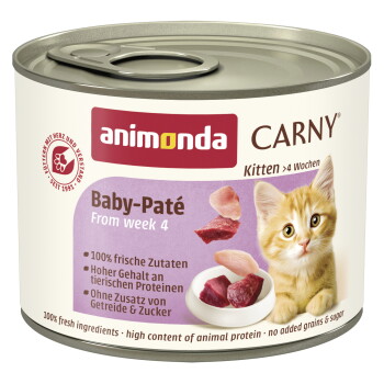 Offizielles Produktfoto: animonda Carny Nassfutter Katze Kitten, Baby-Paté