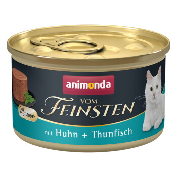 Offizielles Produktfoto: animonda vom Feinsten Nassfutter Katze, Adult, Thunfisch und Huhn