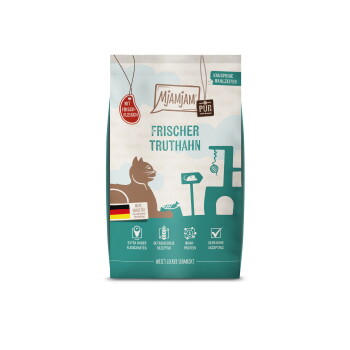 Offizielles Produktfoto: MjAMjAM Trockenfutter Katze, Adult, Knusprige Mahlzeiten Pur Truthahn