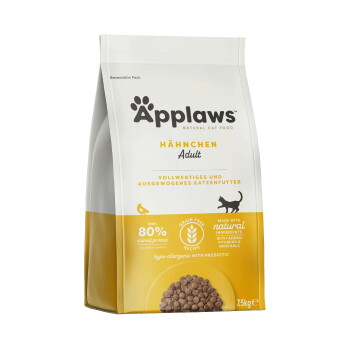 Offizielles Produktfoto: Applaws Trockenfutter Katze Adult Huhn