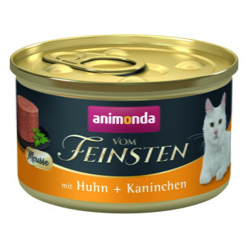 Offizielles Produktfoto: animonda vom Feinsten Nassfutter Katze, Adult, Huhn und Kaninchen