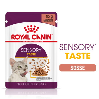Offizielles Produktfoto: ROYAL CANIN Sensory Taste in Soße für wählerische Katzen
