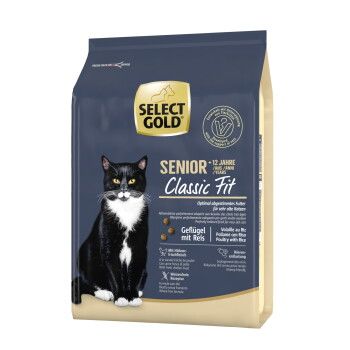 Offizielles Produktfoto: SELECT GOLD +12 Senior Geflügel und Reis