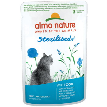 Offizielles Produktfoto: Almo nature Sterilised Kabeljau