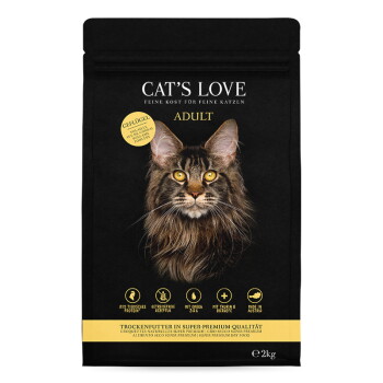 Offizielles Produktfoto: CAT'S LOVE trocken Adult Geflügel