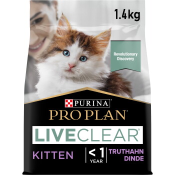 Offizielles Produktfoto: PRO PLAN Liveclear Kitten Truthahn