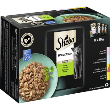 Offizielles Produktfoto: Sheba Selection in Sauce Feine Vielfalt (MSC)