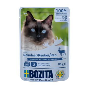 Offizielles Produktfoto: BOZITA Pouch Häppchen in Soße Rentier