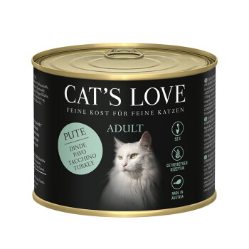 Offizielles Produktfoto: CAT'S LOVE Nassfutter Katze Adult Pute
