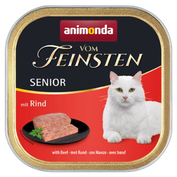 Offizielles Produktfoto: animonda Vom Feinsten Nassfutter Katze, Senior, Rind