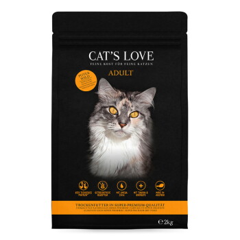Offizielles Produktfoto: CAT'S LOVE trocken Adult Pute und Wild