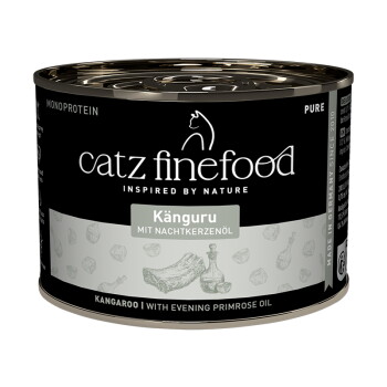 Offizielles Produktfoto: Catz finefood Nassfutter Katze Pure Adult Känguru