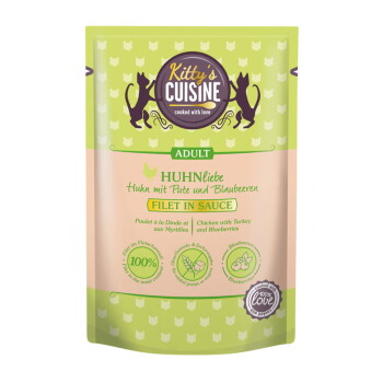 Offizielles Produktfoto: Kitty's Cuisine Nassfutter Katze Huhnliebe