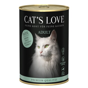 Offizielles Produktfoto: CAT'S LOVE Nassfutter Katze Adult Pute pur