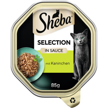 Offizielles Produktfoto: Sheba Selection in Sauce mit Kaninchenhäppchen