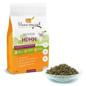 Offizielles Produktfoto: I love my cat Trockenfutter für Katzen mit Huhn