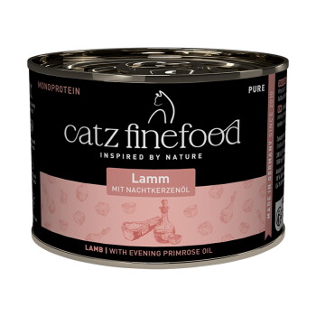 Offizielles Produktfoto: Catz finefood Nassfutter Katze Pure Adult Lamm