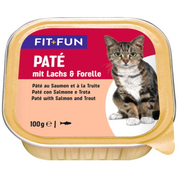Offizielles Produktfoto: FIT+FUN Adult Paté Lachs und Forelle