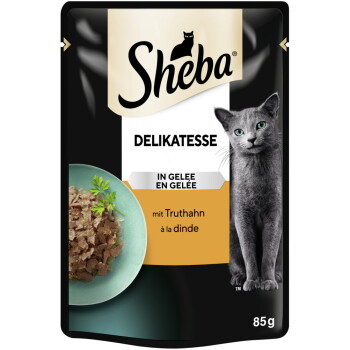Offizielles Produktfoto: Sheba Delikatesse in Gelee Truthahn