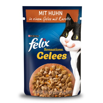 Offizielles Produktfoto: Felix Sensations Gelees Huhn und Karotten