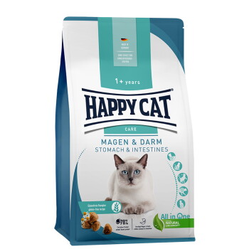 Offizielles Produktfoto: HAPPY CAT Care Trockenfutter Katze Adult, Magen & Darm