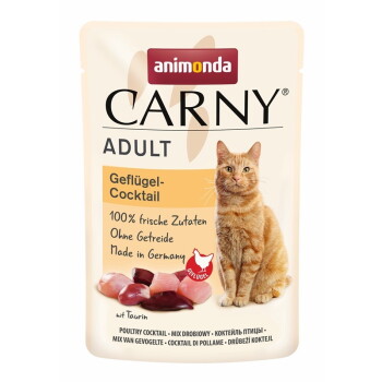 Offizielles Produktfoto: animonda Carny Nassfutter Katze Adult Geflügel Cocktail
