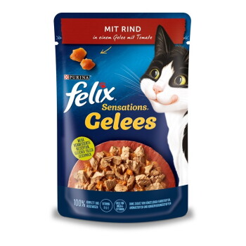 Offizielles Produktfoto: Felix Sensations Gelees Rind und Tomate