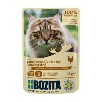 Offizielles Produktfoto: BOZITA Pouch Häppchen in Soße Hühnchen