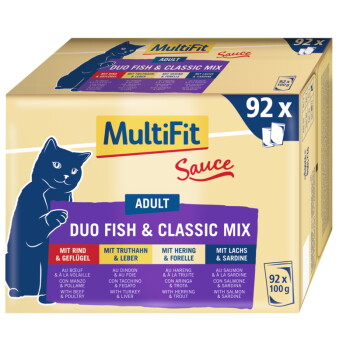 Offizielles Produktfoto: MultiFit Adult Sauce Duo Fish & Classic Mix Multipack XXL