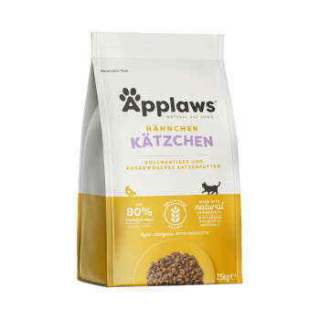 Offizielles Produktfoto: Applaws Trockenfutter Kitten, Hähnchen