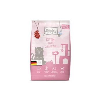 Offizielles Produktfoto: MjAMjAM Trockenfutter Katze, Kitten, Knusprige Mahlzeiten Geflügelfleisch
