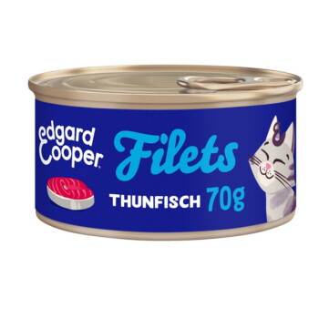 Offizielles Produktfoto: Edgard & Cooper Nassfutter Katze Adult Filets Thunfisch