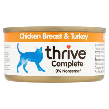 Offizielles Produktfoto: Thrive Cat Complete Hühnerbrust und Truthahn