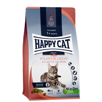 Offizielles Produktfoto: HAPPY CAT Culinary Trockenfutter Katze Adult, Atlantik-Lachs
