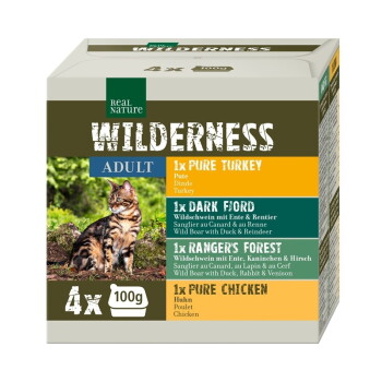 Offizielles Produktfoto: REAL NATURE WILDERNESS Nassfutter Katze, Adult Multipack 1