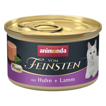 Offizielles Produktfoto: animonda vom Feinsten Nassfutter Katze, Adult, Huhn und Lamm