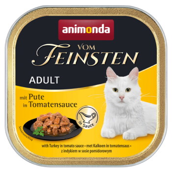 Offizielles Produktfoto: animonda Vom Feinsten Nassfutter Katze, Adult, Pute