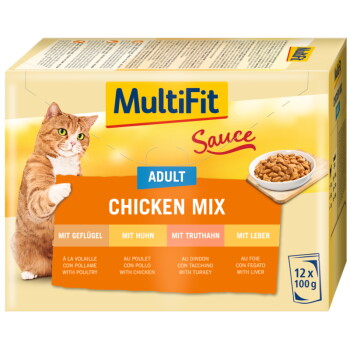 Offizielles Produktfoto: MultiFit Adult Sauce Chicken Mix Multipack