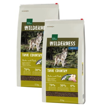 Offizielles Produktfoto: REAL NATURE WILDERNESS Trockenfutter Hund, Adult, True Country, Huhn mit Fisch