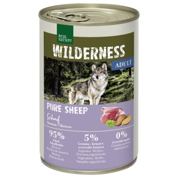 Offizielles Produktfoto: REAL NATURE WILDERNESS Nassfutter Hund, Adult, Pure Sheep, Schaf