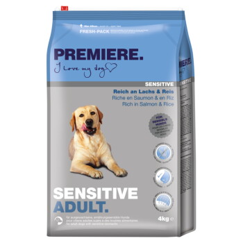Offizielles Produktfoto: PREMIERE Sensitive Trockenfutter Hund Adult Lachs