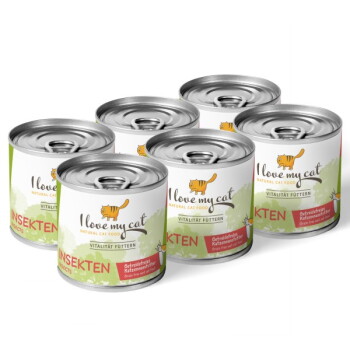 Offizielles Produktfoto: I love my cat Katzenfutter Nass mit Insekten
