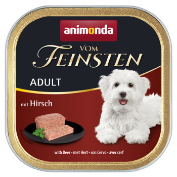 Offizielles Produktfoto: animonda Vom Feinsten Nassfutter Hund, Adult, Hirsch