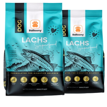 Offizielles Produktfoto: Balloony.pet German Shephy Hundefutter Lachs