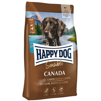 Offizielles Produktfoto: HAPPY DOG Sensible Trockenfutter Hund Adult, Canada